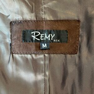 Stunning REMY leather coat